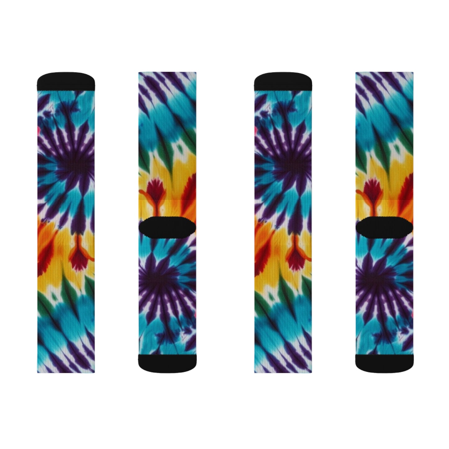 Tie Dye Sublimation Socks