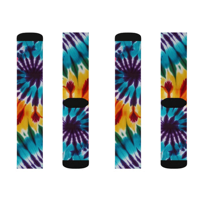 Tie Dye Sublimation Socks