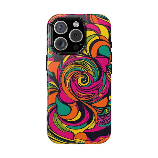 Vivid Groove Spiral Phone Cases