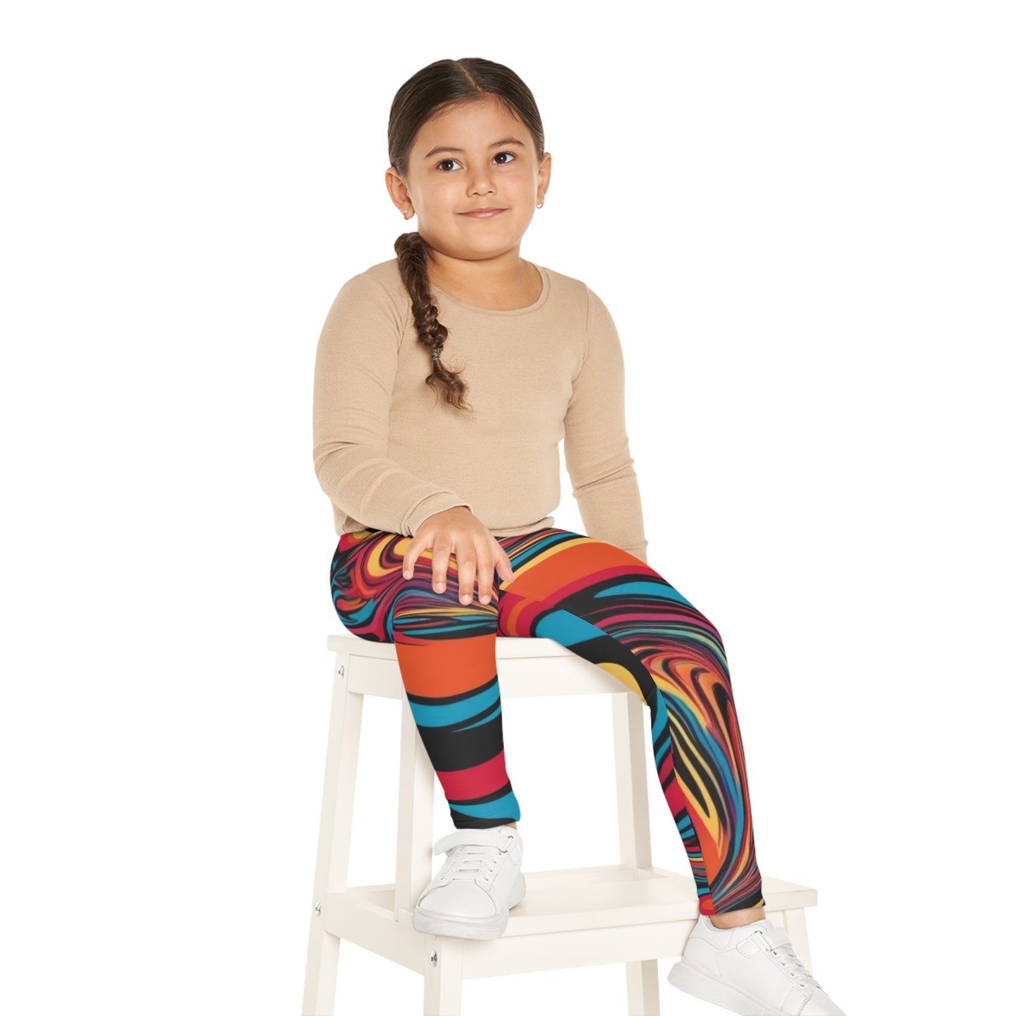 Cosmic Swirl Kids Leggings