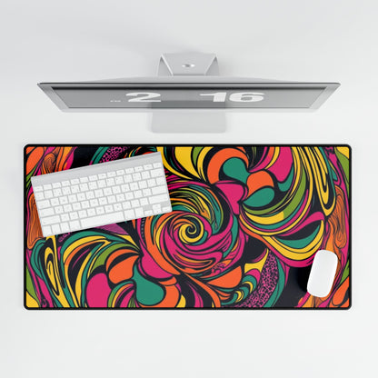 Vivid Groove Spiral Desk Mat