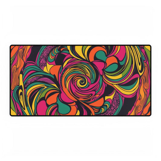 Vivid Groove Spiral Desk Mat