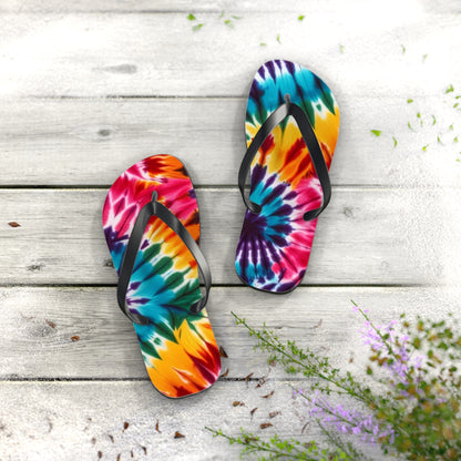 Men's Tie Dye Flip Flops