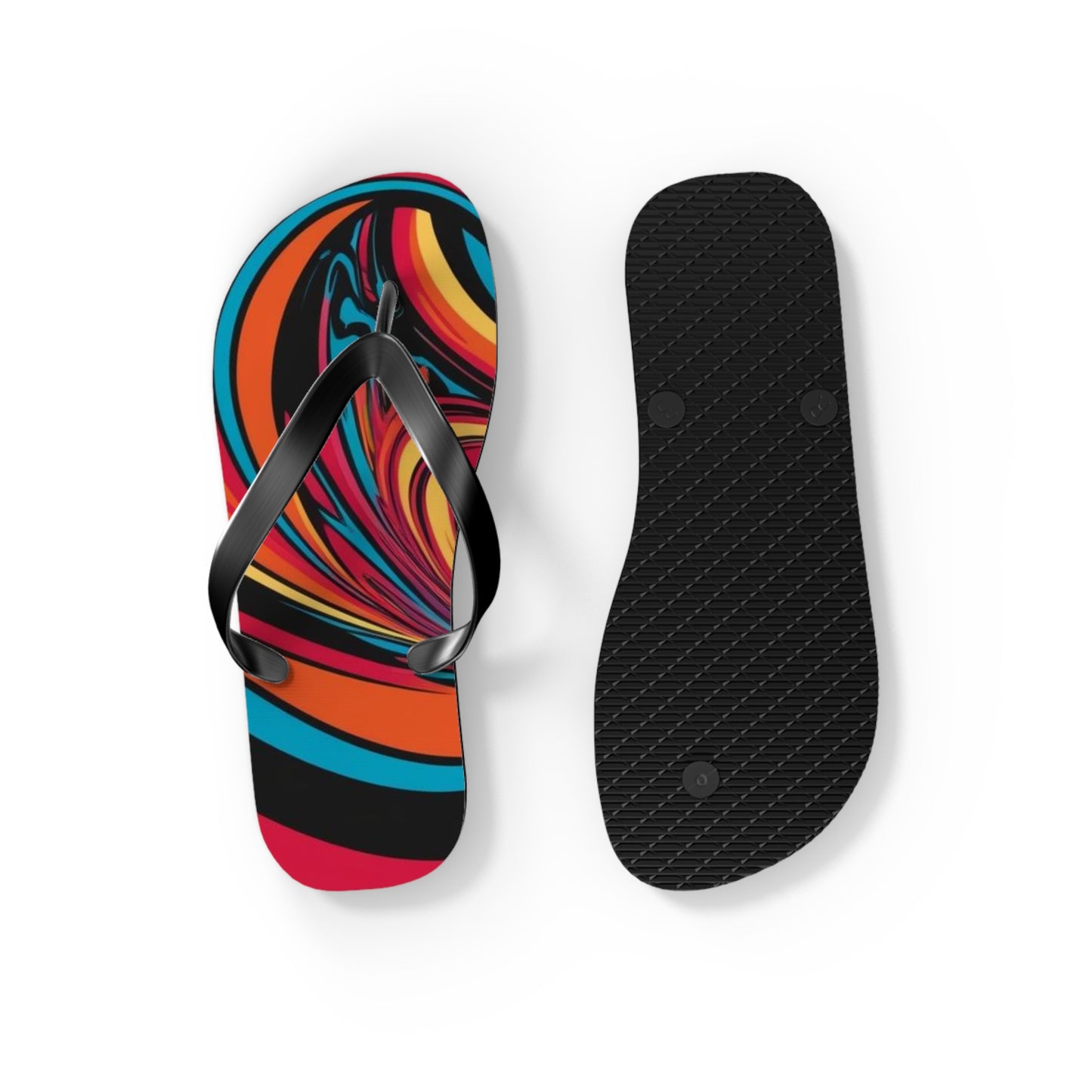 Women's Cosmic Swirl Flip Flops