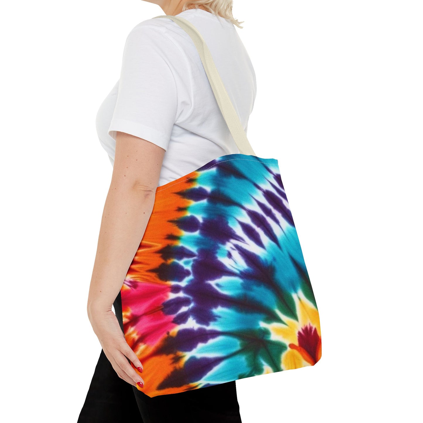 Tie Dye Printed Tote Bag