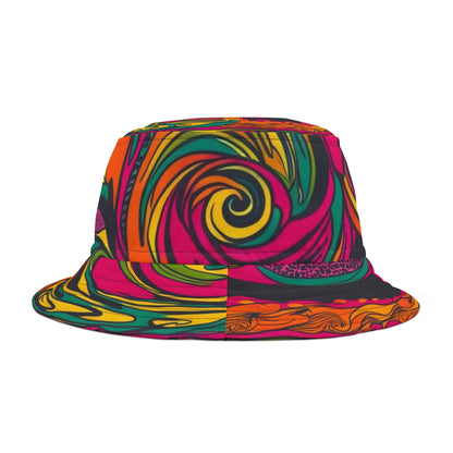 Vivid Groove Spiral Bucket Hat