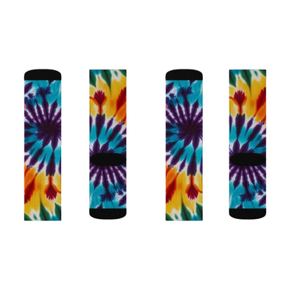 Tie Dye Sublimation Socks