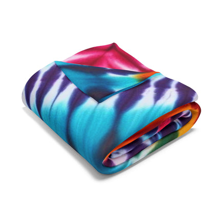 Tie-Dye Printed Arctic Fleece Blanket