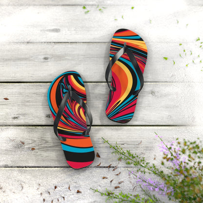 Women's Cosmic Swirl Flip Flops