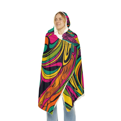 Vivid Groove Spiral Blanket