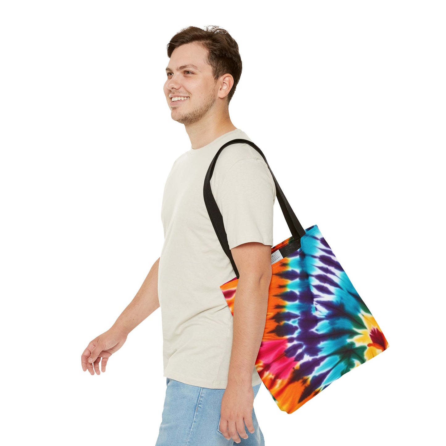 Tie Dye Printed Tote Bag