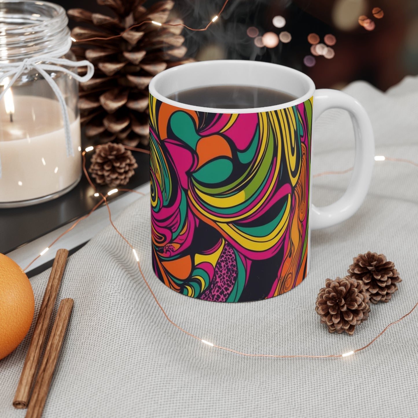 Vivid Groove Spiral Mug