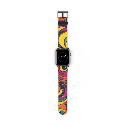 Vivid Groove Spiral Watch Band