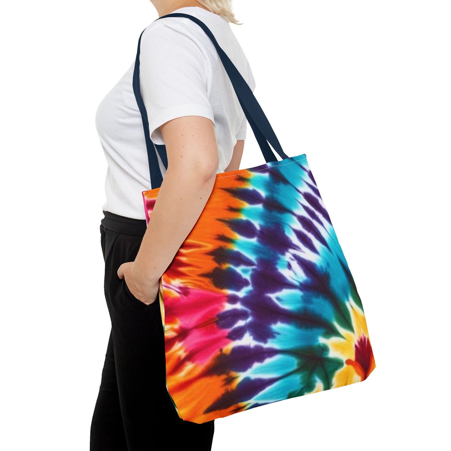 Tie Dye Printed Tote Bag