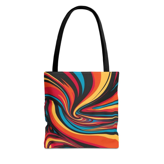 Cosmic Swirl Printed Tote Bag