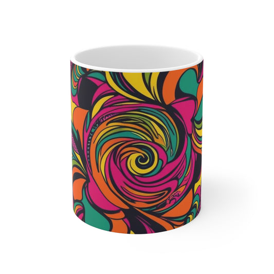 Vivid Groove Spiral Mug