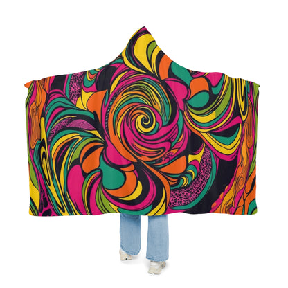 Vivid Groove Spiral Blanket