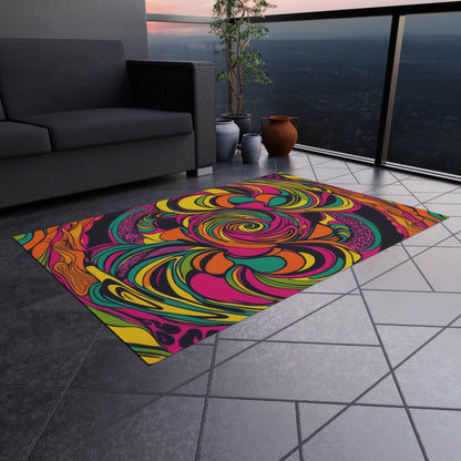 Vivid Groove Outdoor Rug