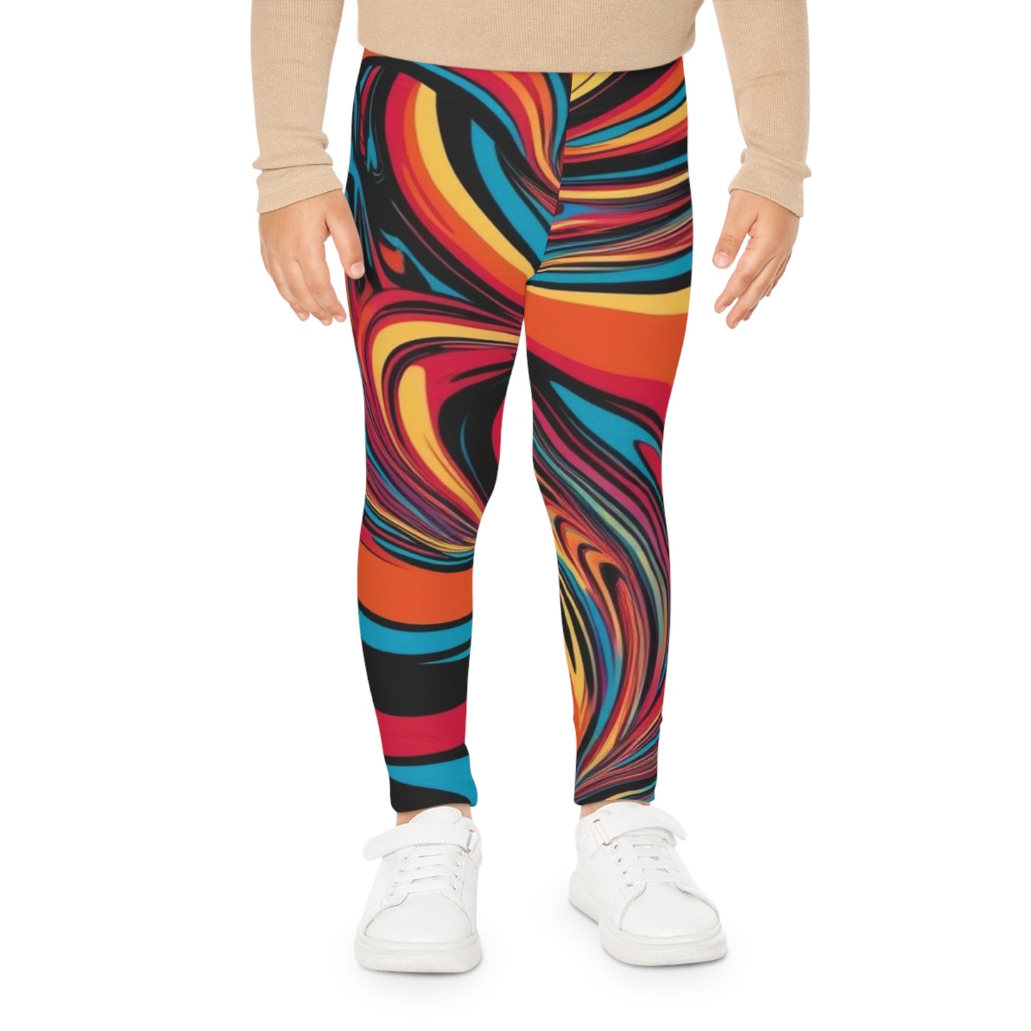 Cosmic Swirl Kids Leggings