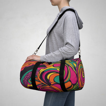 Vivid Groove Spiral Duffel Bag