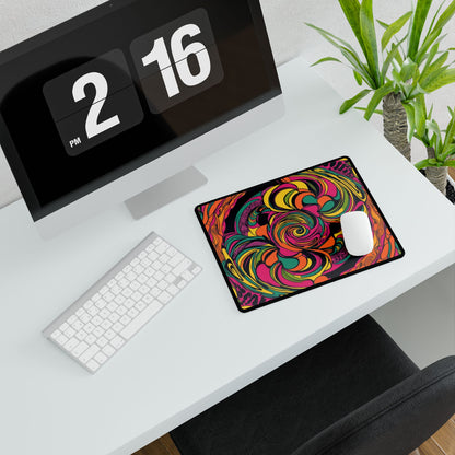 Vivid Groove Spiral Desk Mat