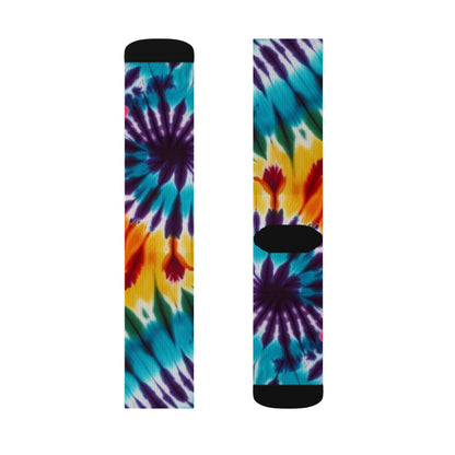 Tie Dye Sublimation Socks