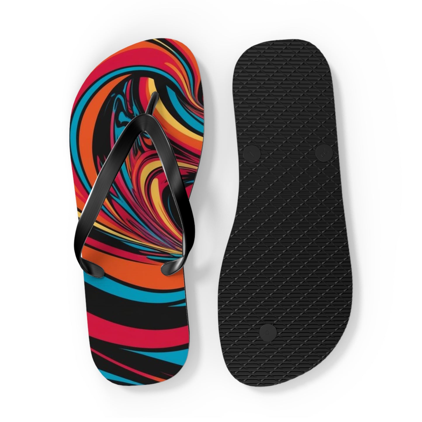 Women's Cosmic Swirl Flip Flops