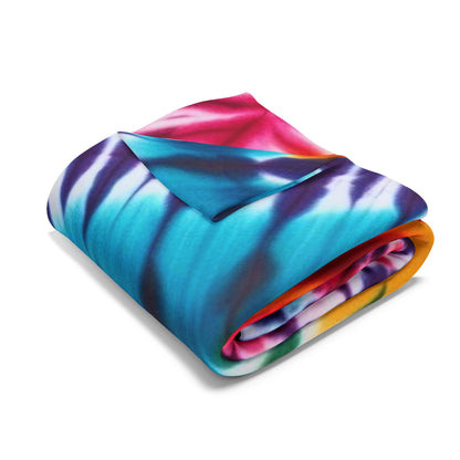 Tie-Dye Printed Arctic Fleece Blanket