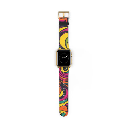 Vivid Groove Spiral Watch Band