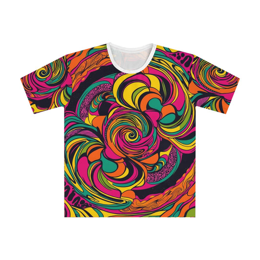 Vivid Groove Spiral T-Shirt for Men