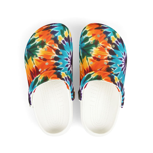 Tie Dye Kid's Clogs