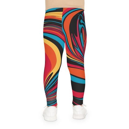 Cosmic Swirl Kids Leggings