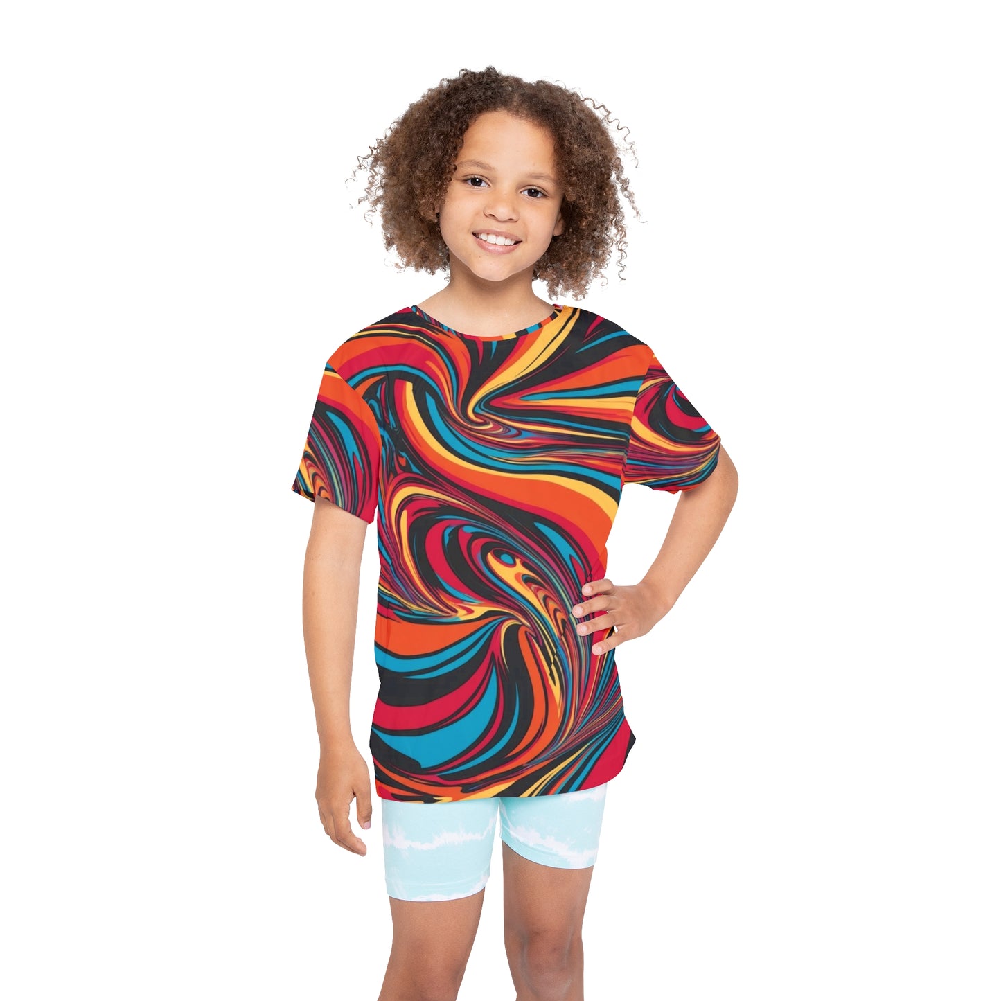 Kids Sports Cosmic Swirl Jersey