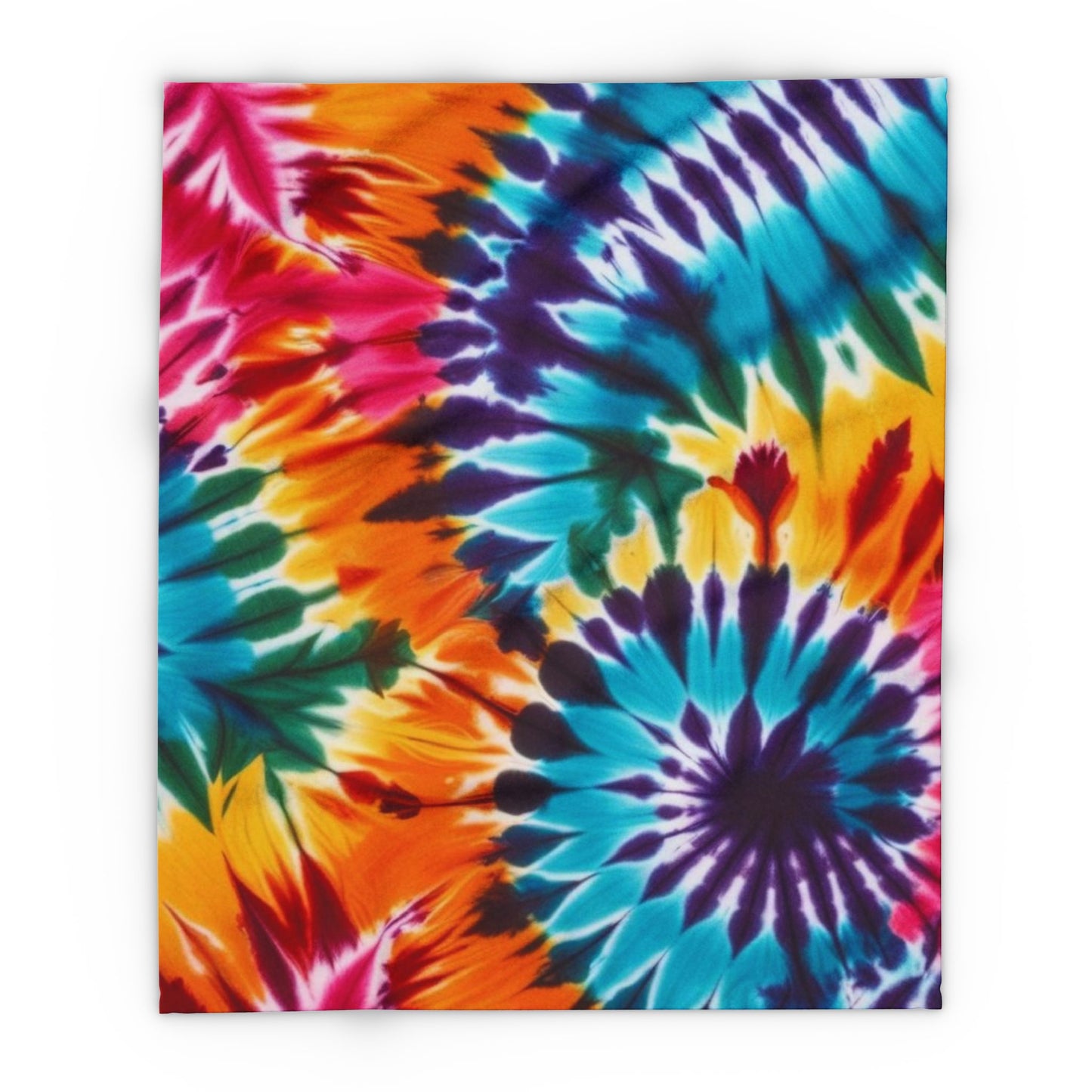 Tie-Dye Printed Arctic Fleece Blanket