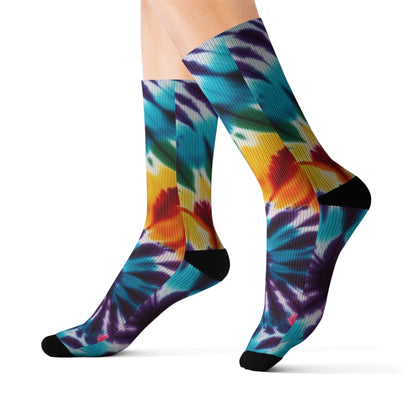 Tie Dye Sublimation Socks