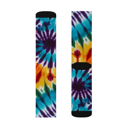 Tie Dye Sublimation Socks