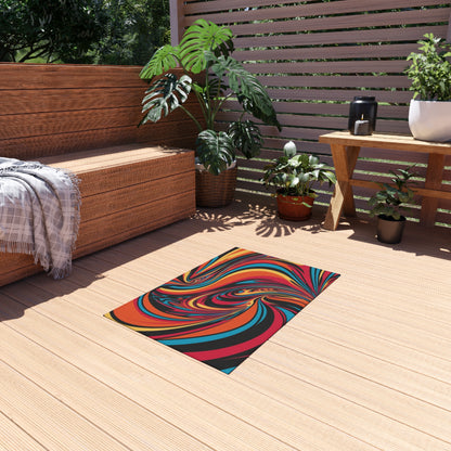 Cosmic Swirl Outdoor Rug