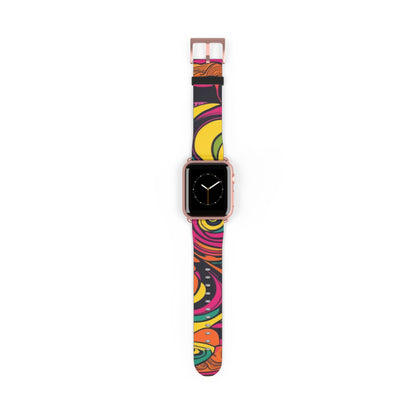 Vivid Groove Spiral Watch Band