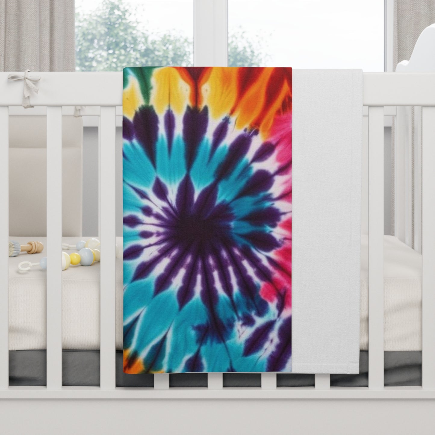 Soft Fleece Baby Tie Dye Blanket