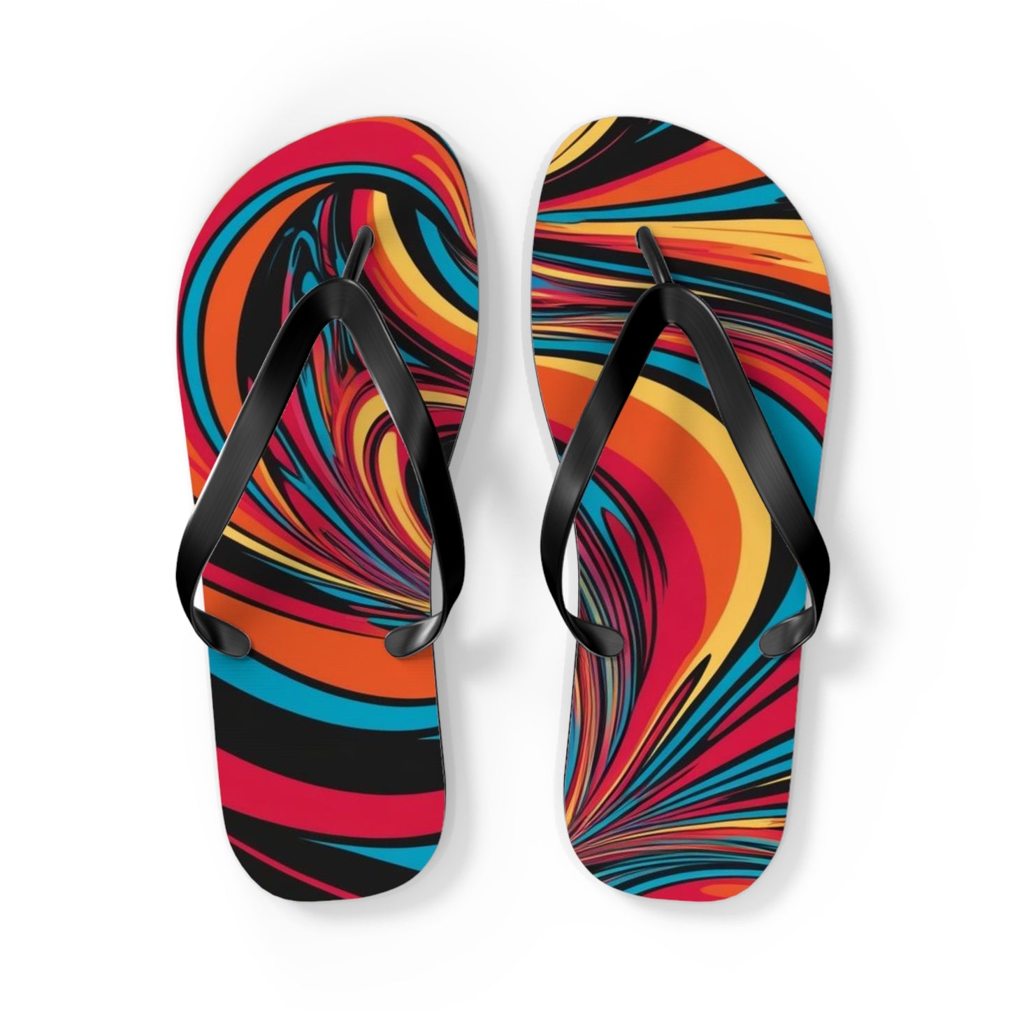 Women's Cosmic Swirl Flip Flops