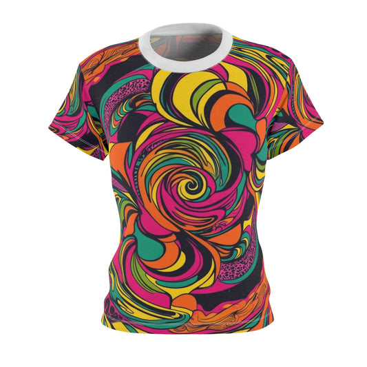 Vivid Groove Spiral T-Shirt for Women