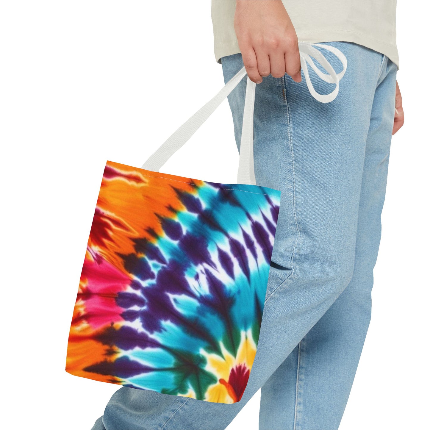 Tie Dye Printed Tote Bag