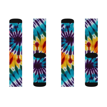 Tie Dye Sublimation Socks