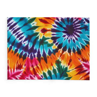 Tie-Dye Printed Arctic Fleece Blanket