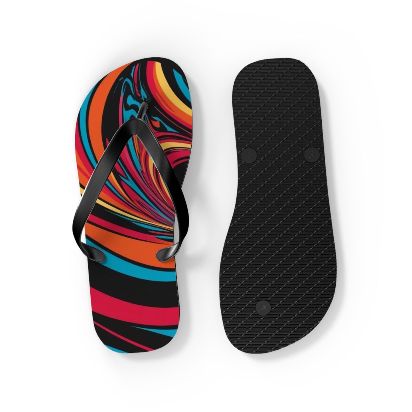 Women's Cosmic Swirl Flip Flops