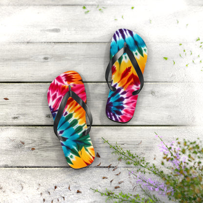 Men's Tie Dye Flip Flops