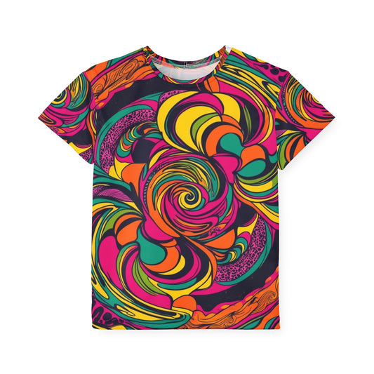 Kids Sports Vivid Groove Spiral Jersey