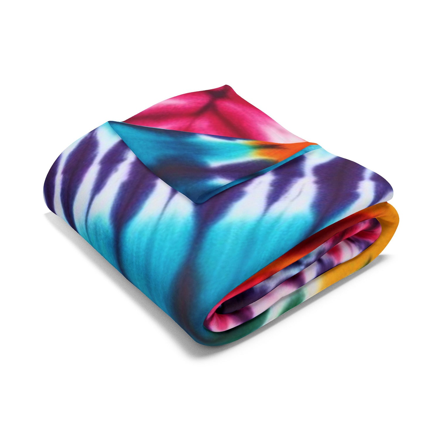 Tie-Dye Printed Arctic Fleece Blanket