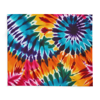 Tie-Dye Printed Arctic Fleece Blanket