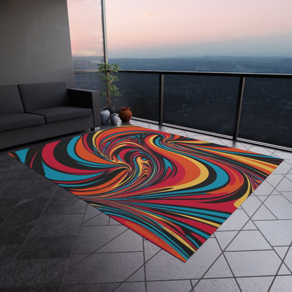 Cosmic Swirl Outdoor Rug